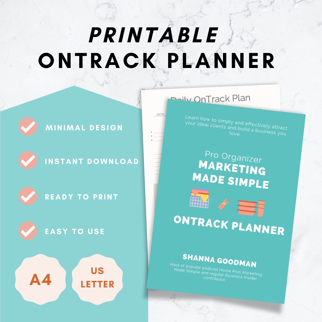 OnTrack Planner: Pro Organizer Marketing Made Simple (PDF Version)