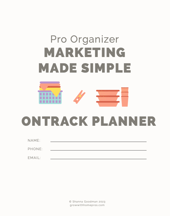 OnTrack Planner: Pro Organizer Marketing Made Simple (PDF Version)