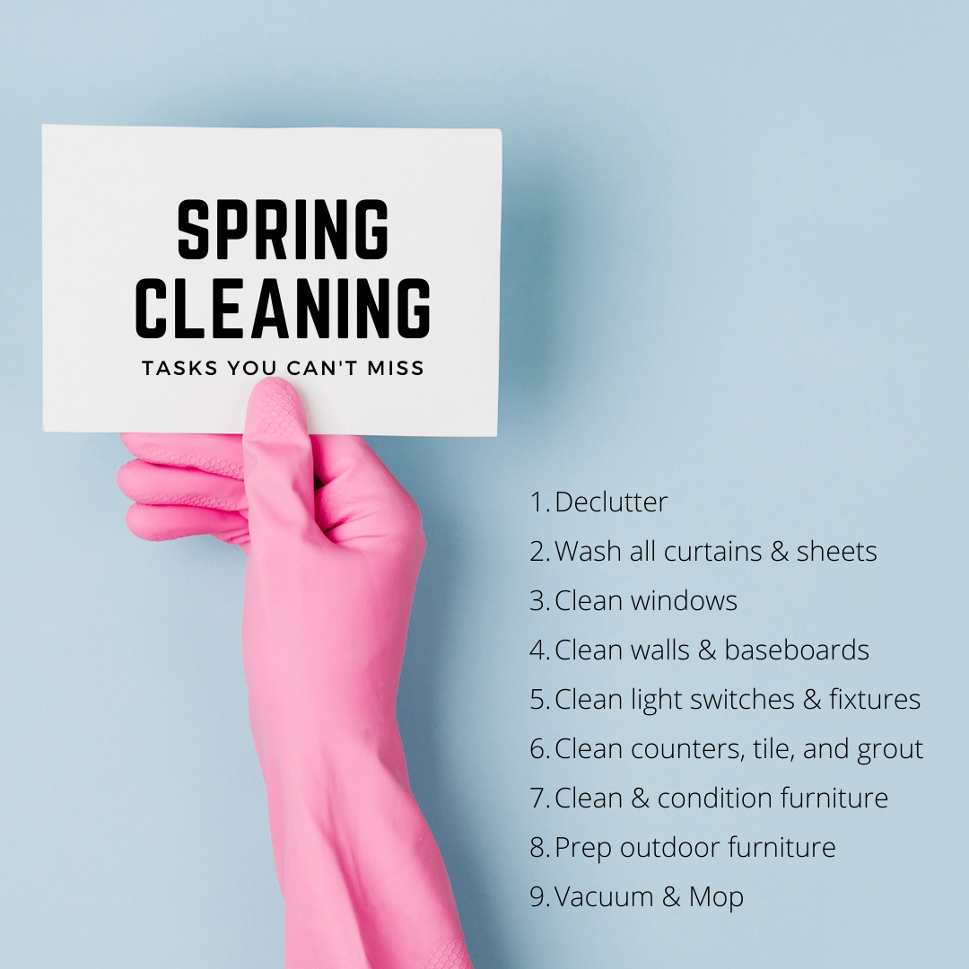 Spring Cleaning Social Media Pack- 7 Individual Graphics