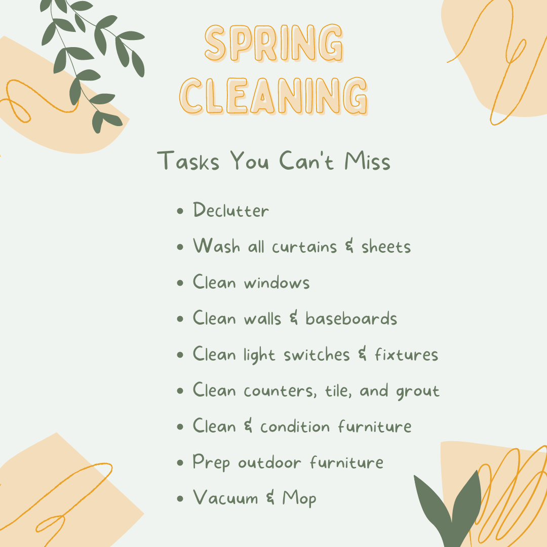 Spring Cleaning Social Media Pack- 7 Individual Graphics